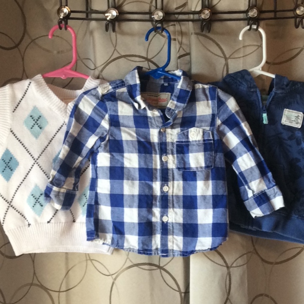 Boys Lot - Shirt, Vest, Cardigan 12 m